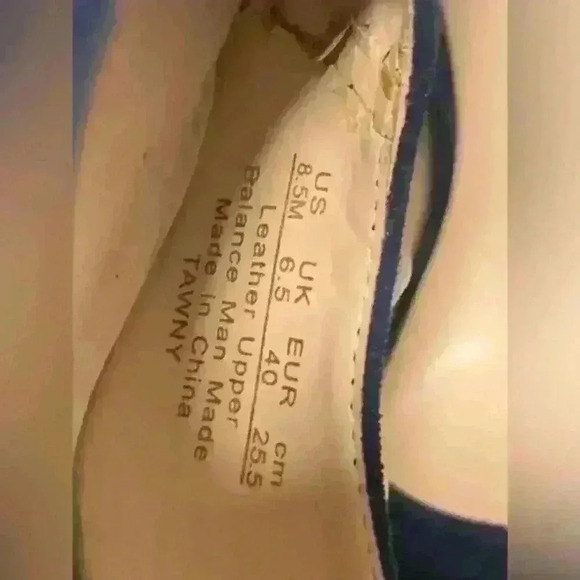 Franco Sarto Women's Sz 8.5 M Navy Blue Suede Pumps/Heels - Picture 8 of 11